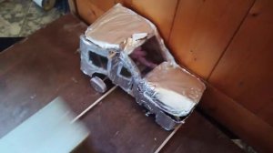 Краш-тест машины из картона