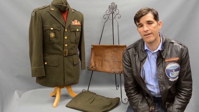 Uniform of WW2 Army Major General Thomas Finley - Liberator of First Concentration Camp in Germany смотреть онлайн