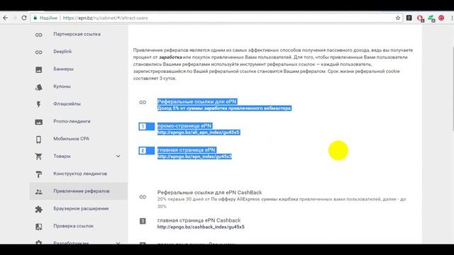 4000$ В МЕСЯЦ ОТ РЕФЕРАЛОВ В ПАРТНЕРКЕ EPN АЛИЭКСПРЕСС смотреть онлайн