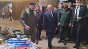 В Чечне Путин посетил Российский университет спецназа