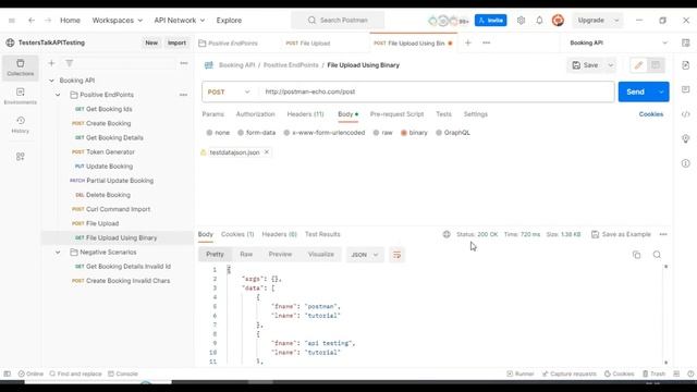 How to Upload File in Postman Tutorial-09 | Form-Data | Binary смотреть онлайн