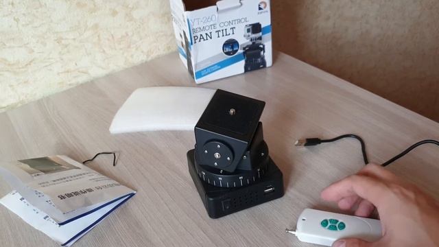 YT-260 Поворотная голова с универсальным креплением для камеры на дистанционном управлении смотреть онлайн