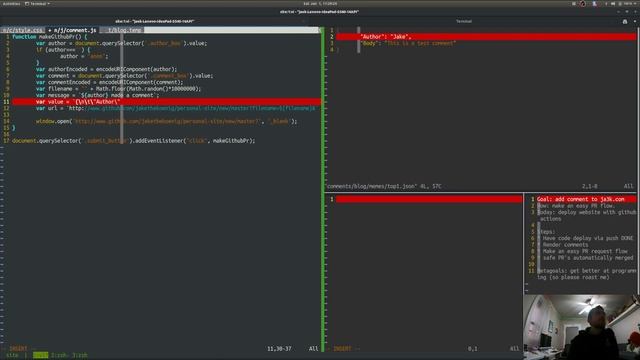 Adding Comments to my website | Part 4: Making a github pull request for a comment смотреть онлайн