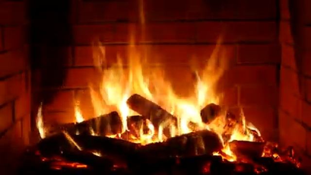 Камин для телевизора. Двойное видео. Fireplace for TV. Long video. смотреть онлайн