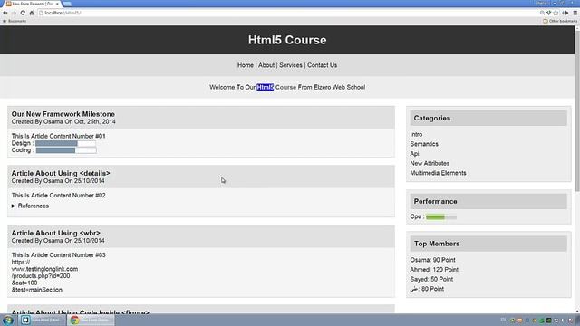 [ Html5 In Arabic ] #14 - New Form Elements - Datalist смотреть онлайн