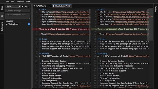 Theia - Git Extension смотреть онлайн