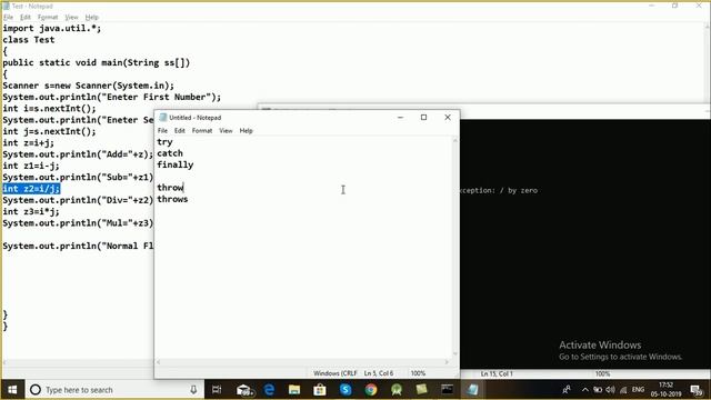 Exception In Java| Exception Handling |Try,Catch,Finally, Throw & Throws In Hindi - 127 смотреть онлайн