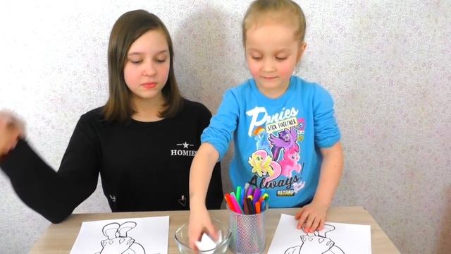 3 Маркера Челлендж с ОДНИМ ФЛОМАСТЕРОМ ? Новые Правила Веселый Результат / 3 markers challenge смотреть онлайн