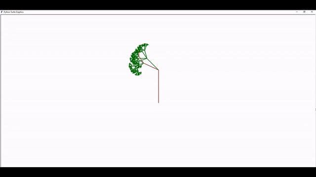 Python - Fractal Tree With Recursion смотреть онлайн