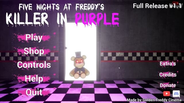 ГЛИТЧТРАП И ВЭННИ В ПИЦЦЕРИИ! ФИНАЛ ИГРЫ! МЕНЮ EXTRA! ▶️ FNAF: Killer in Purple #6 смотреть онлайн
