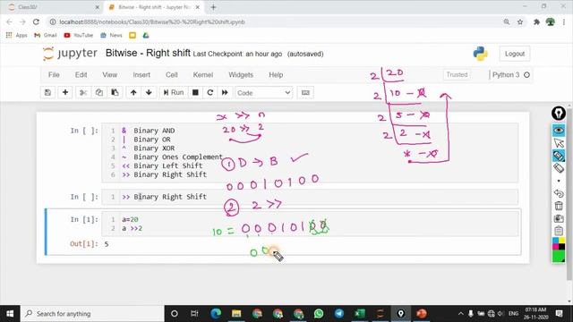 Learn Python in TAMIL | Bitwise operator Right Shift | [TAMIL] смотреть онлайн
