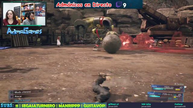 💜DIRECTO: FINAL FANTASY VII REMAKE ¡A POR TODAS! - Episodio 5 (PS4) | Admasábados fantasy | Twitch смотреть онлайн