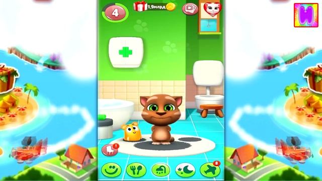 Мой Говорящий Том 2 НОВАЯ ИГРА #2 Виртуальный питомец Игровой мультик Tom 2 смотреть онлайн
