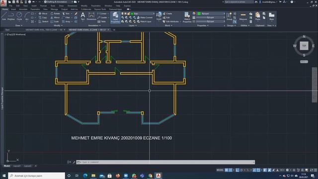 AutoCAD 2020 Ders 9, Katman/Layer ayarları смотреть онлайн