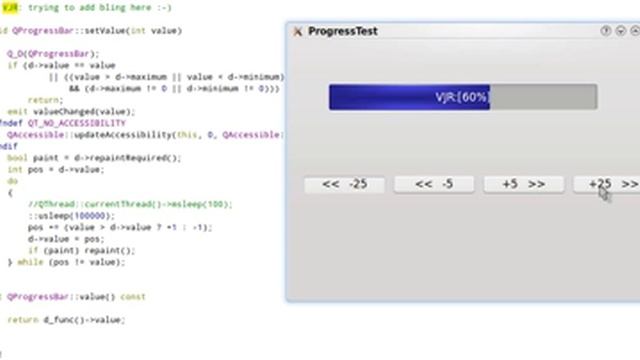 Modified Qt progress bar смотреть онлайн