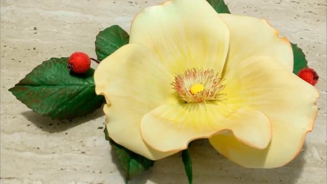 Презентация мк "Цветок шиповника" смотреть онлайн