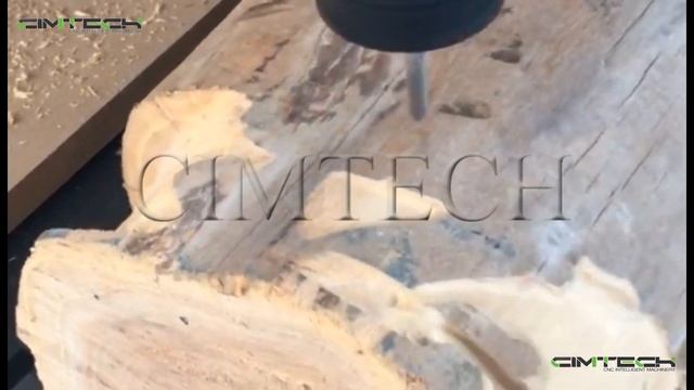 Необычный столбик из дерева на 4-осевом фрезерном станке с ЧПУ смотреть онлайн