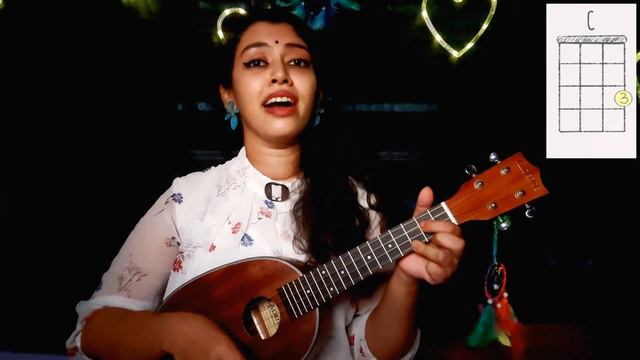 Dingiri Dingale Ukulele Tutorial | Only 2 Chords | Kurup | Dulquer Salman | Dingiri Dingale Cover смотреть онлайн