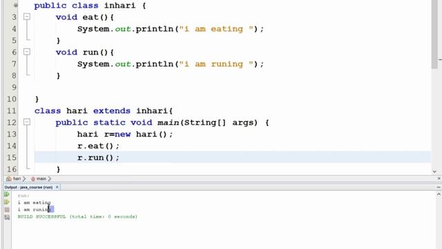 inheritance in java with example || types of inheritance смотреть онлайн