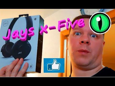Bluetooth наушники Jays x Five Wireless, ОБЗОР, ОТЗЫВЫ. Подарок от магазина. смотреть онлайн