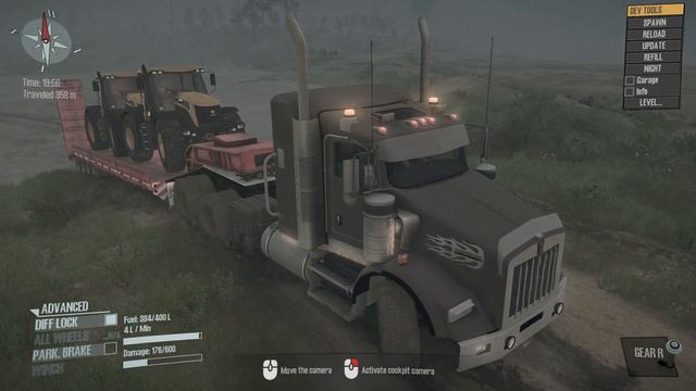 Mudrunner - KTS? - Kenworth T800 - Jäi kinni?! (Eesti keeles) смотреть онлайн