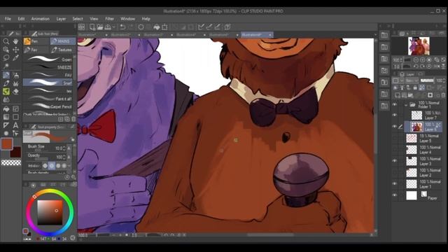 Five Nights at Freddy's (SPEEDPAINT!) смотреть онлайн