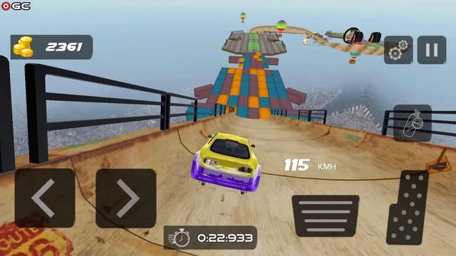 Mega Ramp Grand Car Jumping Ultimate Car Stunts - Impossible Stunt Drive Game - Android GamePlay смотреть онлайн