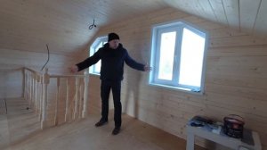 Двухэтажный каркасный дом 6 на 7 м в Домодедово, Московская область