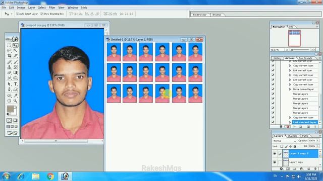 How to Create Action in Photoshop in hindi | Photoshop Me Action Kaise Banate Hai | RakeshMgs смотреть онлайн