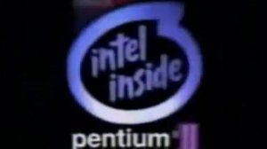 Intel Inside Pentium II Processor MMX Logo (1997-1999)