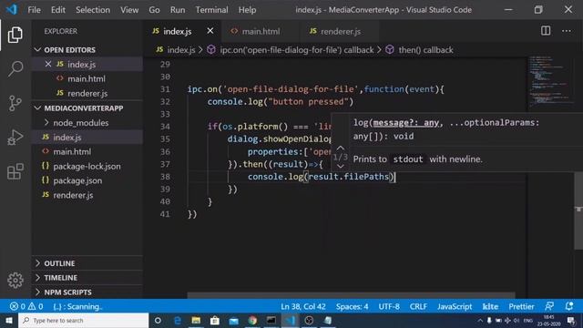 Build a Media Converter Desktop App Using Electron.js & FFMPEG Full Project For Beginners смотреть онлайн