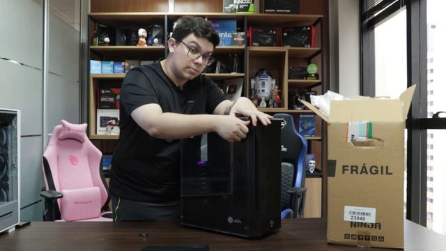 O GABINETE GAMER MAIS BONITO E BARATO DO BRASIL! GAMER NINJA AERO смотреть онлайн
