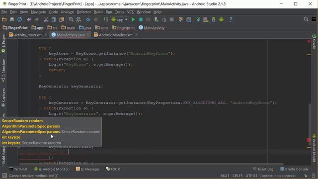 Android: Fingerprint Authentication смотреть онлайн