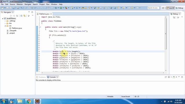 How to get the file size in Java? | Java File | Java IO | Java Tutorial смотреть онлайн