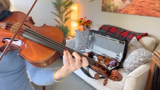 Extended 3rd Hand Pattern VIOLA Schradieck 1 Etude 1 Lines 1-4