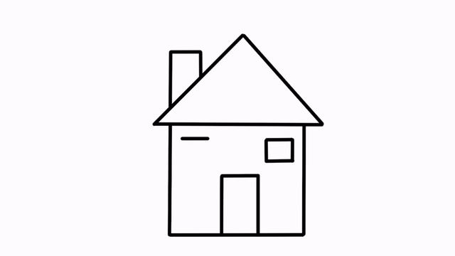 How to draw a HOUSE easy for kids | House Drawing Easy смотреть онлайн