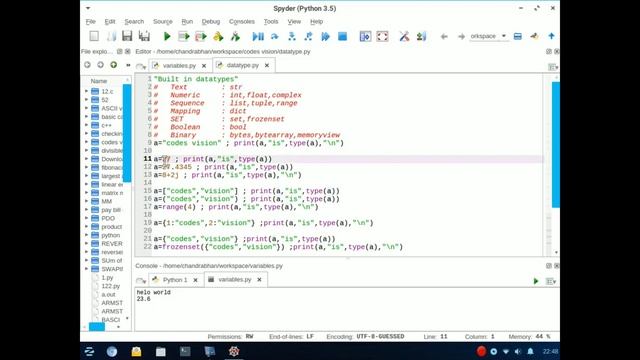 Python tutorial part -5(hindi), python variables and datatypes смотреть онлайн