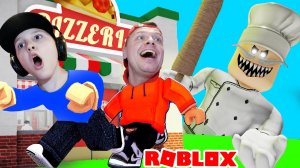САМЫЙ Быстрый ПОБЕГ из ПИЦЦЕРИИ в РОБЛОКС! Как СБЕЖАТЬ от ПОВАРА в Roblox
