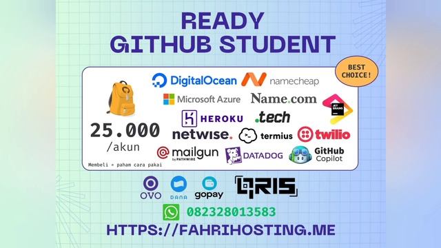 GITHUB STUDENT ACCOUNT || AKUN GITHUB STUDENT. FREE DIGITAL OCEAN $200, AZURE STUDENT $100 DLL. смотреть онлайн