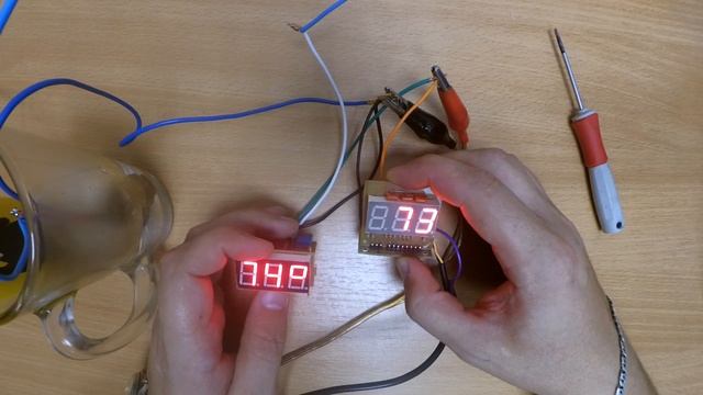 Цифровой указатель температуры на датчике ТМ-106 смотреть онлайн