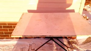 простой раскладной стол своими руками