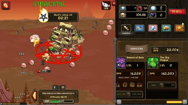 Zombidle Remonstered Gameplay #7 Level up to Swarm of Bats смотреть онлайн