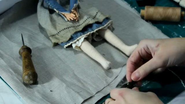История одной куклы. Процесс создания авторской куклы смотреть онлайн
