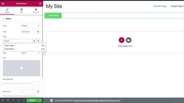 Link A Button Or A Page To Another Page In Elementor Tutorial смотреть онлайн