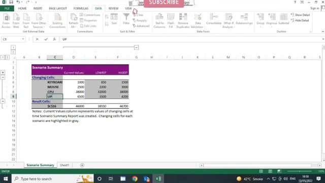 Easy trick to use scenario manager in Ms Excel in hindi ... смотреть онлайн