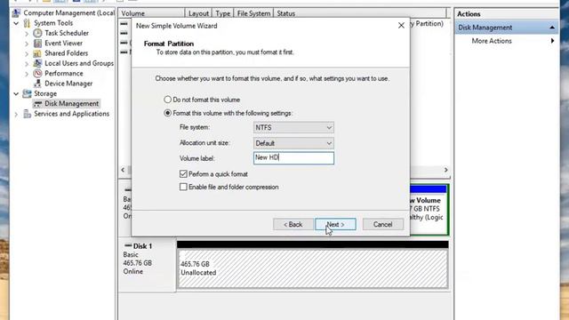 How To Create Partition On windows 10 . New Hard disk смотреть онлайн