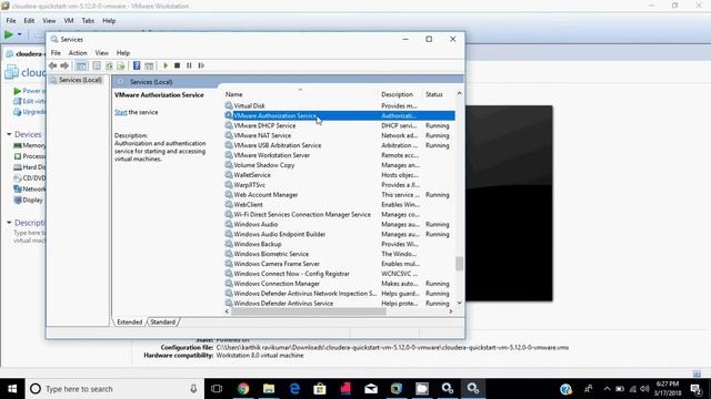 Internal Error in Cloudera VM Ware смотреть онлайн