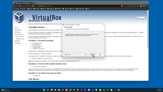 VirtualBox 6.1 Install смотреть онлайн