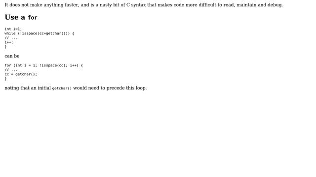 C: function to read a token from stdin (3 Solutions!!) смотреть онлайн