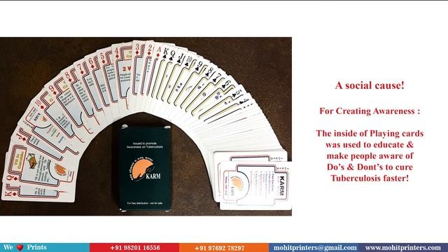 Mohit Printers Customised Playing Cards and Game Cards смотреть онлайн